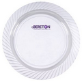 10.25" Clear Plastic Plate (Petite Line)
